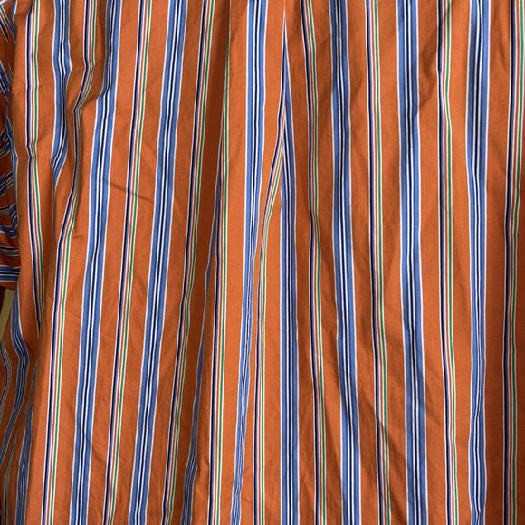 Polo Ralph Lauren Mens XL Classic Fit Oxford Button Down Orange Striped Classic - Picture 7 of 8